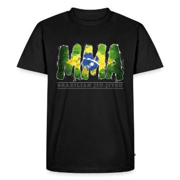 mma brazil - T-shirt Premium bio Homme - noir - Devant - Nico (187cm)