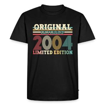 20ème Anniversaire Légende Octobre 2004 Volume 04 - T-shirt Premium bio Homme - noir - Devant - Nico (187cm)