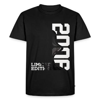 ÉDITION LIMITÉE 2006 ANNIVERSAIRE - T-shirt Premium bio Homme - noir - Devant - Nico (187cm)