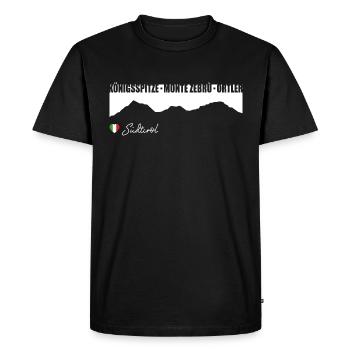 Königspitze Monte Zebru Ortler Südtirol Italie - T-shirt Premium bio Homme - noir - Devant - Nico (187cm)