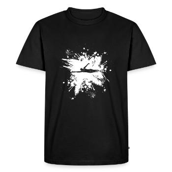 Natation Nageurs Piscine Piscine extérieure Nageur - T-shirt Premium bio Homme - noir - Devant - Nico (187cm)