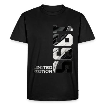 ÉDITION LIMITÉE 31E ANNIVERSAIRE 1995 - T-shirt Premium bio Homme - noir - Devant - Nico (187cm)