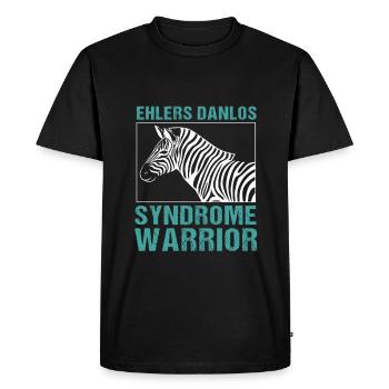 Ehlers-Danlos syndrome EDS HSD - Men's Premium Organic T-Shirt - black - Front - Nico (187cm)