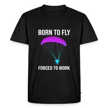 Gleitschirm Gleitschirmflieger Parapente - T-shirt Premium bio Homme - noir - Devant - Nico (187cm)