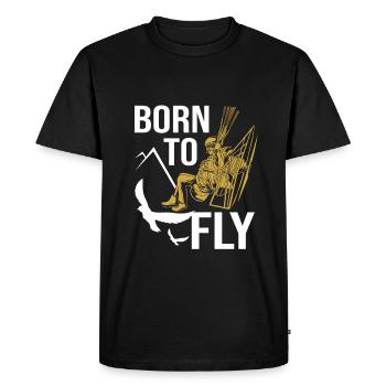 Gleitschirm Gleitschirmfliegen Parapente - T-shirt Premium bio Homme - noir - Devant - Nico (187cm)