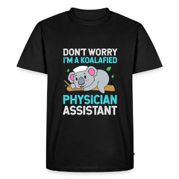 MFA PA Adjoint au médecin Infirmière Adjoint au médecin - T-shirt Premium bio Homme - noir - Devant - Nico (187cm)