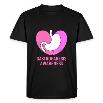Gastroparesis - Men's Premium Organic T-Shirt - black - Front - Nico (187cm)