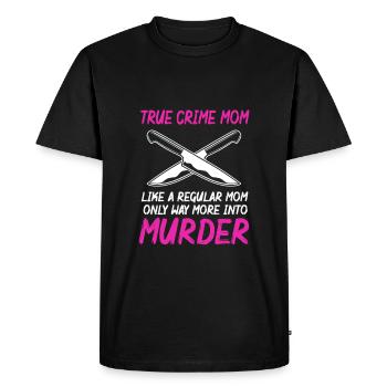 Krimi True Crime - T-shirt Premium bio Homme - noir - Devant - Nico (187cm)