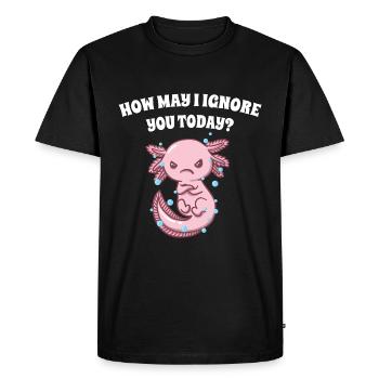 Comment puis-je t’ignorer aujourd’hui, drôles de sarkas - T-shirt Premium bio Homme - noir - Devant - Nico (187cm)