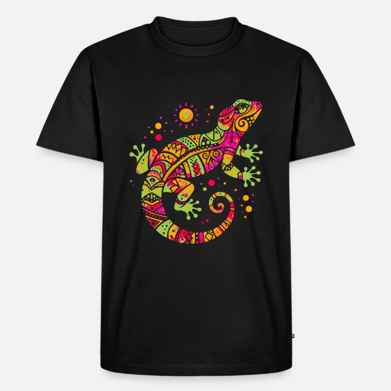 Boho Style - Männer Premium Bio T-Shirt - Schwarz