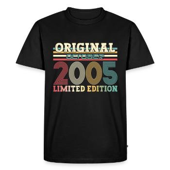 20e anniversaire Légende Octobre 2005 Volume 05 - T-shirt Premium bio Homme - noir - Devant - Nico (187cm)