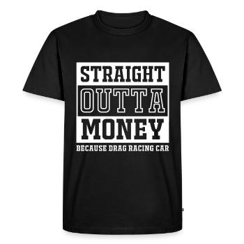 Course de dragsters - T-shirt Premium bio Homme - noir - Devant - Nico (187cm)