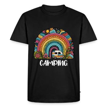 Camping Caravan Caravan Freedom Tente d’été - T-shirt Premium bio Homme - noir - Devant - Nico (187cm)