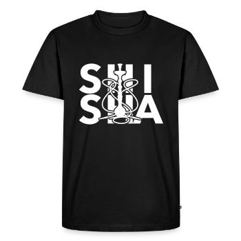 Shisha - Men's Premium Organic T-Shirt - black - Front - Nico (187cm)
