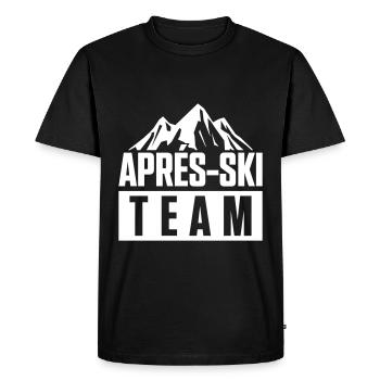 apres ski team - Men's Premium Organic T-Shirt - black - Front - Nico (187cm)