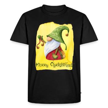118 gnomes de Noël chemise vintage hiver frais - T-shirt Premium bio Homme - noir - Devant - Nico (187cm)