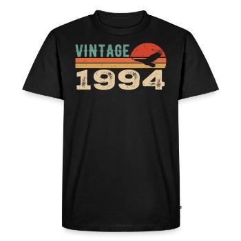 Vintage 1994 Cadeau D'anniversaire 1994 Retro 1994 - T-shirt Premium bio Homme - noir - Devant - Nico (187cm)