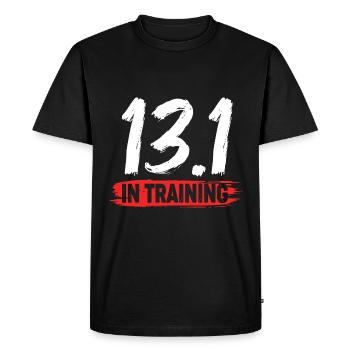 Marathon Semi-marathon Marathonien - T-shirt Premium bio Homme - noir - Devant - Nico (187cm)
