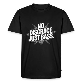 Pas de honte, juste de la basse - T-shirt Premium bio Homme - noir - Devant - Nico (187cm)