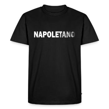 Napoletano Napoli Naples Italie - T-shirt Premium bio Homme - noir - Devant - Nico (187cm)