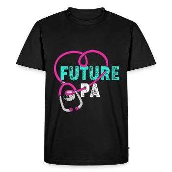 Physician Assistant Nursing MFA PA - Men's Premium Organic T-Shirt - black - Front - Nico (187cm)