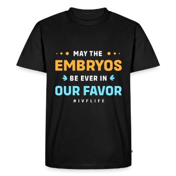 Ivf Retrieval Test Tube Artificial Insemination - Men's Premium Organic T-Shirt - black - Front - Nico (187cm)
