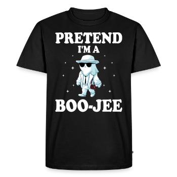 Prétendre Que Je Suis Boojee Costume Halloween - T-shirt Premium bio Homme - noir - Devant - Nico (187cm)