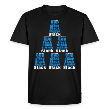 Cup Stack Master Sport Stacking - T-shirt Premium bio Homme - noir - Devant - Nico (187cm)