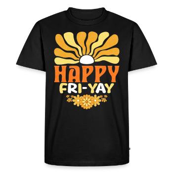 Humor Friday Teacher Weekend - Men's Premium Organic T-Shirt - black - Front - Nico (187cm)