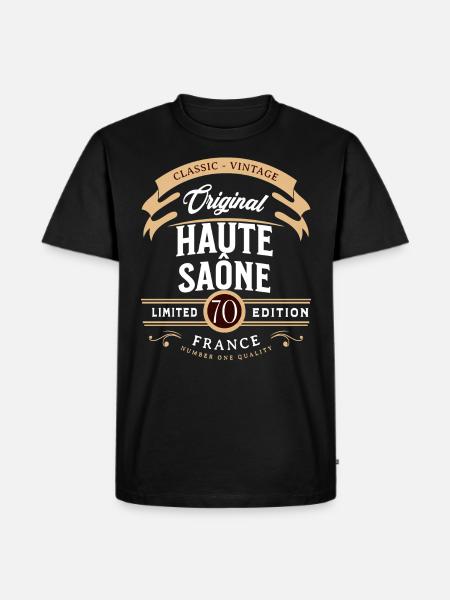 Haute-Saône Department France - Men's Premium Organic T-Shirt - black