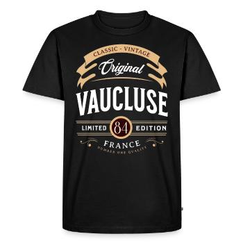 Vaucluse Department France - Men's Premium Organic T-Shirt - black - Front - Nico (187cm)