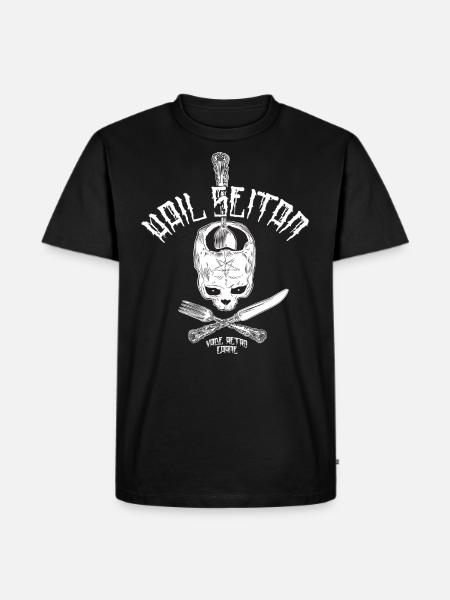 Hail Seitan - Men's Premium Organic T-Shirt - black