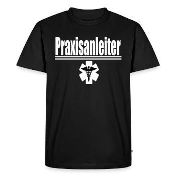 Praxisanleiter - T-shirt Premium bio Homme - noir - Devant - Nico (187cm)
