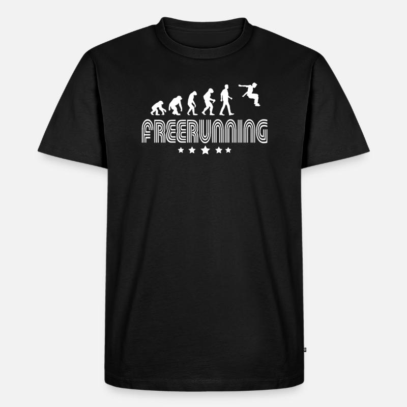 Evolution du freerunning - T-shirt Premium bio Homme - noir