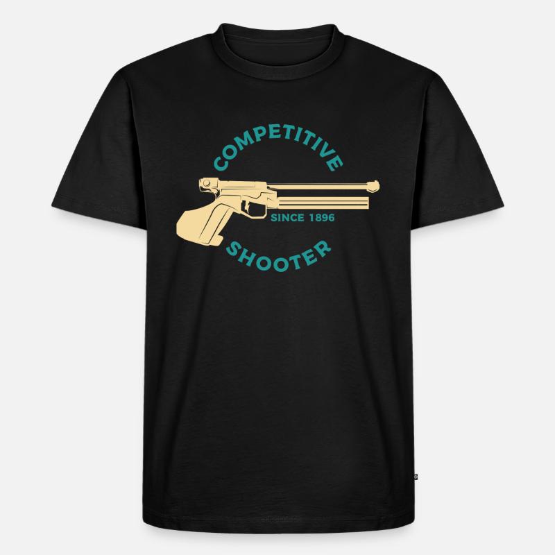 Schießsport - Männer Premium Bio T-Shirt - Schwarz
