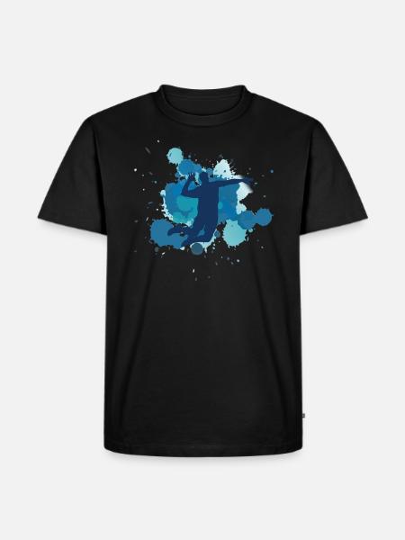 volleyball - Men's Premium Organic T-Shirt - black