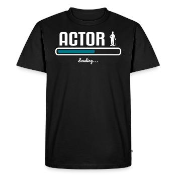 Vintage Actor T-shirts - Men's Premium Organic T-Shirt - black - Front - Nico (187cm)