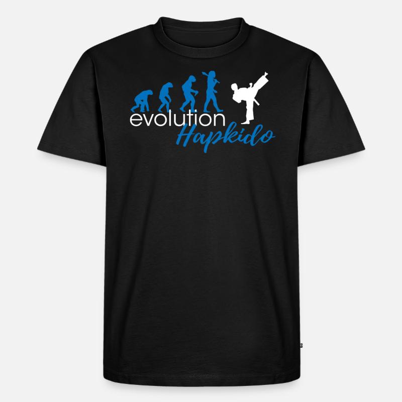 Hapkido Evolution - Männer Premium Bio T-Shirt - Schwarz