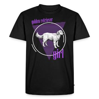 Goldenretrievers, Golden Retrievers, Golden Retrie - T-shirt Premium bio Homme - noir - Devant - Nico (187cm)