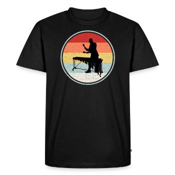 Thé Xylophone Pour Frère - T-shirt Premium bio Homme - noir - Devant - Nico (187cm)