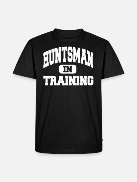 Huntsman In Training - Men's Premium Organic T-Shirt - black