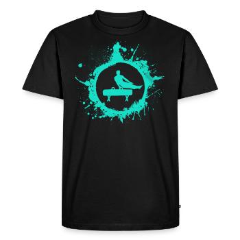 gymnastique - T-shirt Premium bio Homme - noir - Devant - Nico (187cm)