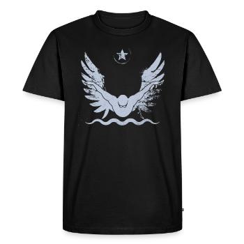 natation sport natation sportive - T-shirt Premium bio Homme - noir - Devant - Nico (187cm)