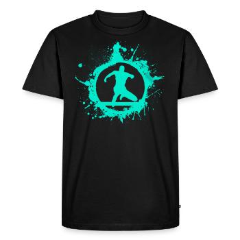 huerdenlauf huerden laeuferin gift leichtathle - T-shirt Premium bio Homme - noir - Devant - Nico (187cm)