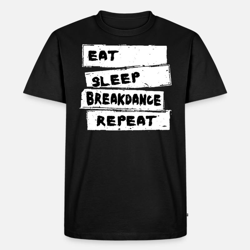 Breakdance - Breakdance Tshirt - Männer Premium Bio T-Shirt - Schwarz