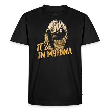 kite surfeur adn kitesurf - T-shirt Premium bio Homme - noir - Devant - Nico (187cm)