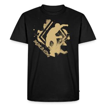 inliner inlineskater - T-shirt Premium bio Homme - noir - Devant - Nico (187cm)