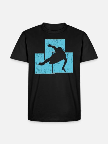 Speed skating product - Men's Premium Organic T-Shirt - black