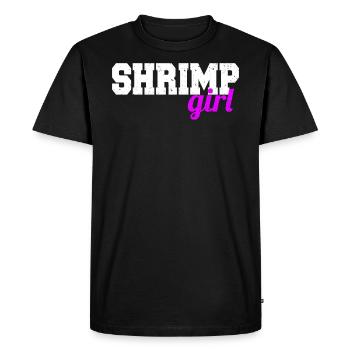 Shrimp girl - Men's Premium Organic T-Shirt - black - Front - Nico (187cm)