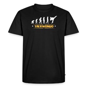 EVOLUTION TAEKWONDO - Men's Premium Organic T-Shirt - black - Front - Nico (187cm)